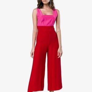 Staud Joyce Cropped Jumpsuit